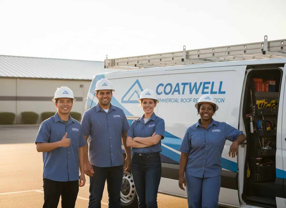 Commercial roof coating company in Panna Maria, TX